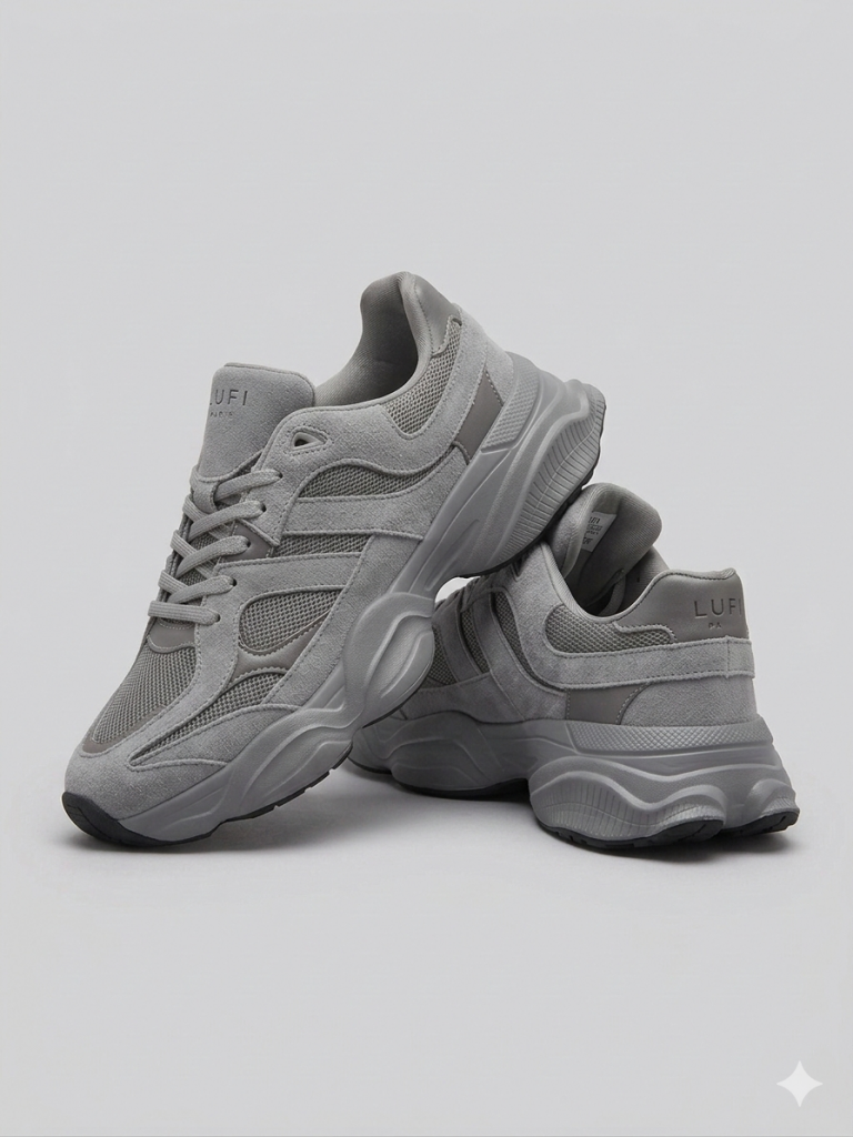 LUFİAN Kadın Sneaker Ayakkabı 122030036 - GRİ