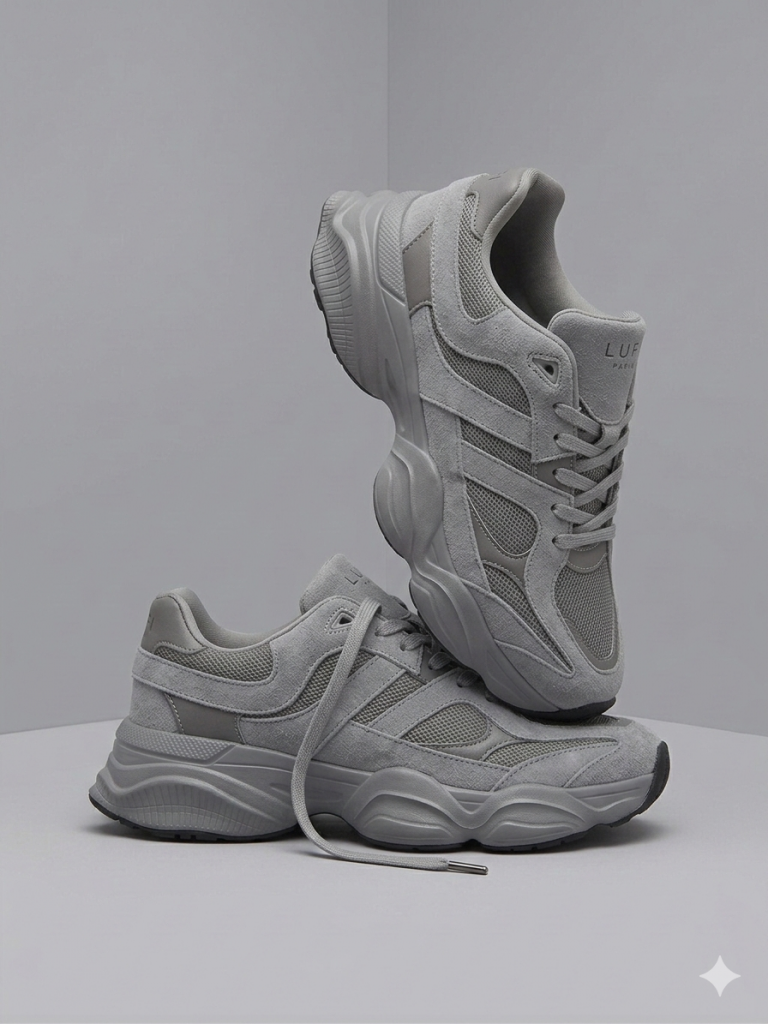 LUFİAN Kadın Sneaker Ayakkabı 122030036 - GRİ