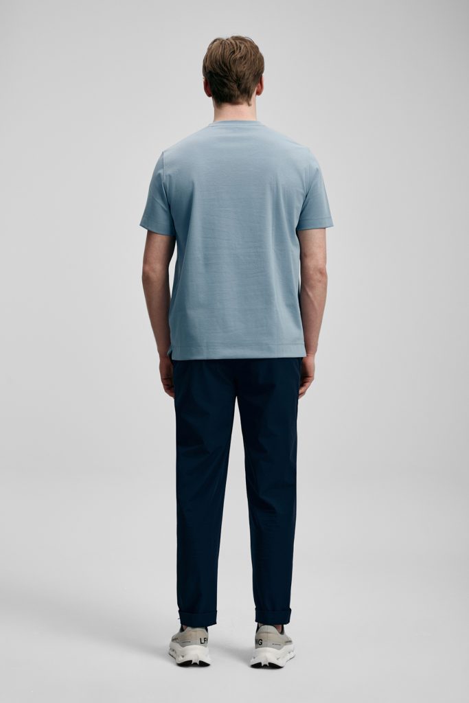 LUFİAN Marcus Modern Grafik T- Shirt 111020322 - MAVİ