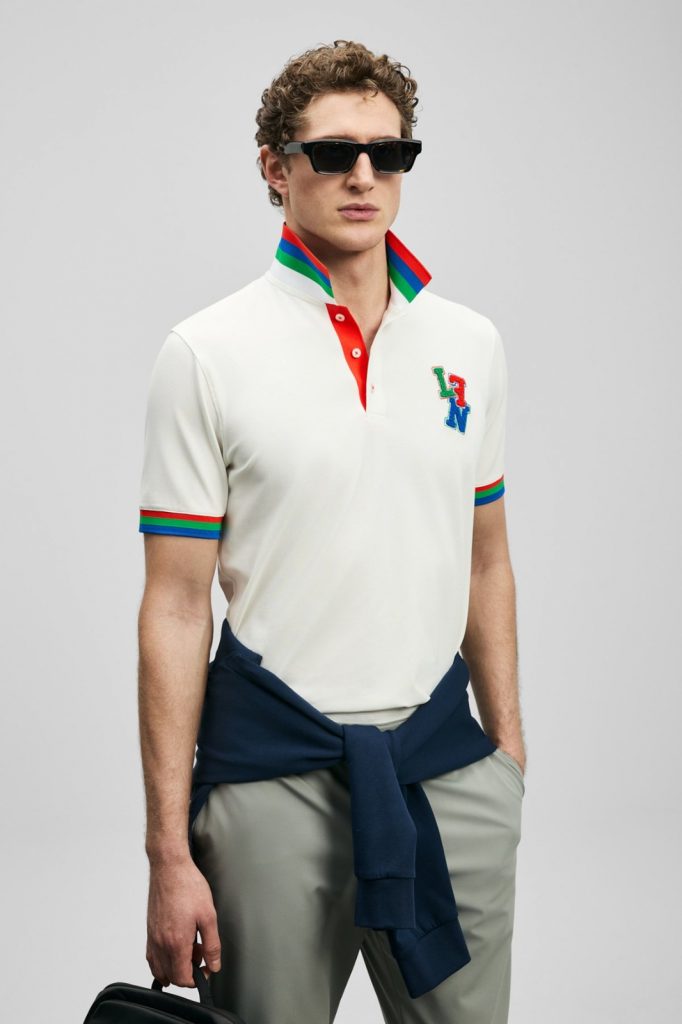 LUFİAN Fun Smart Erkek Polo Tişört 111040231 - KIR.BEYAZ