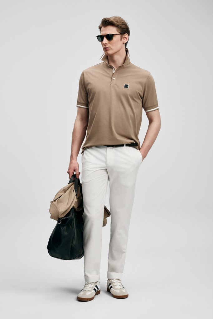 LUFİAN Erkek Polo Tişört 111040232 - TOPRAK