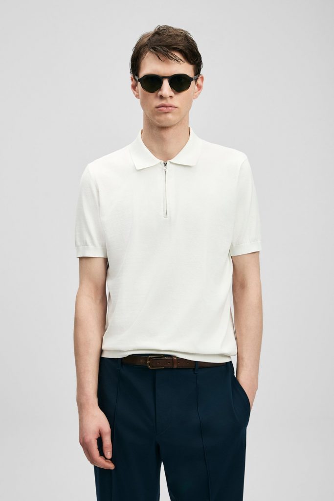 LUFİAN North Erkek Modal Karışımlı T- shirt 111090136 - KIR.BEYAZ