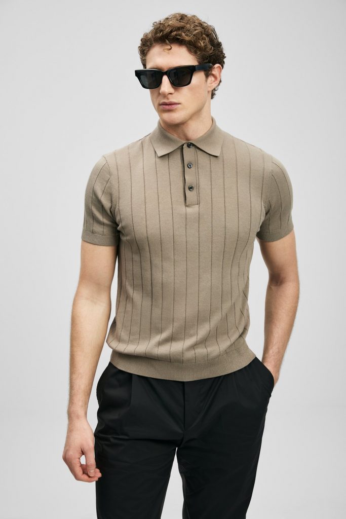 LUFİAN Kolları Lastikli Tişört 111090137 - KUM