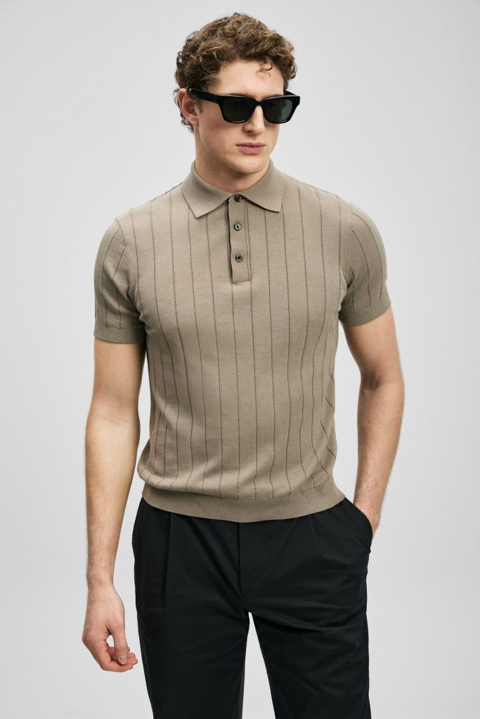 LUFİAN Kolları Lastikli Tişört 111090137 - KUM