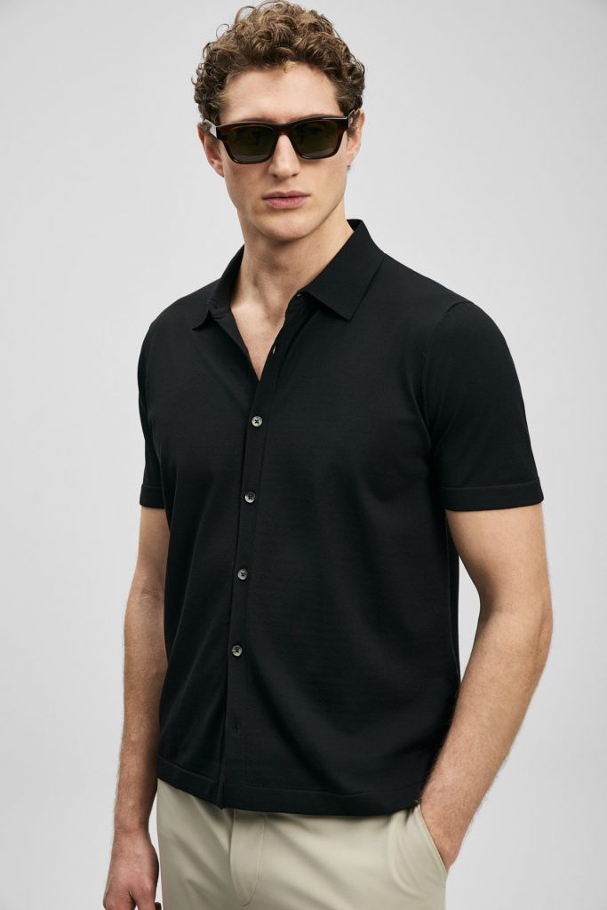 LUFİAN Vıctor Erkek Modal Karışımlı Gömlek 111090143 - Siyah