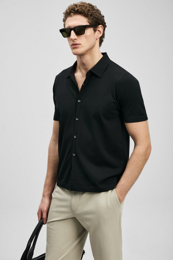 LUFİAN Vıctor Erkek Modal Karışımlı Gömlek 111090143 - Siyah