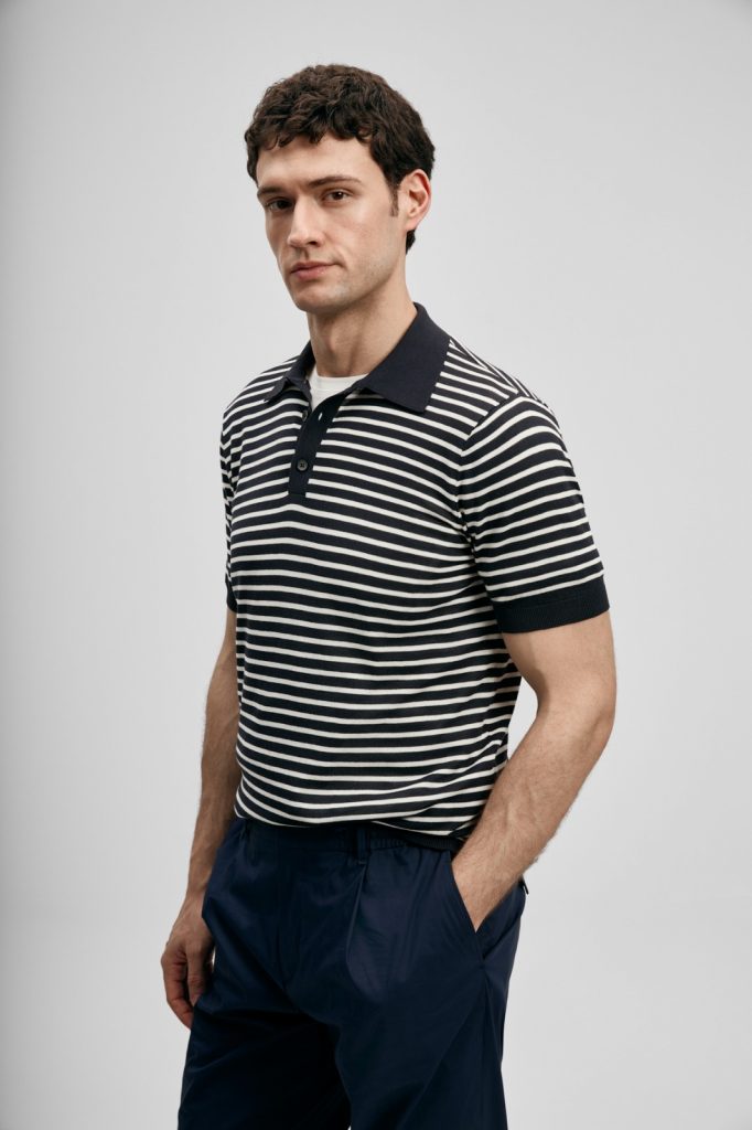 LUFİAN Marco Erkek Pamuklu T-shırt 111090152 - K.LACİVERT