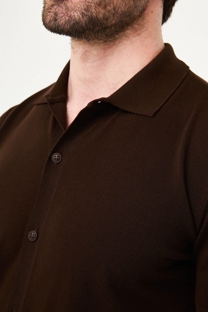 MCR Klasik Erkek Tişört 11246 - kahve