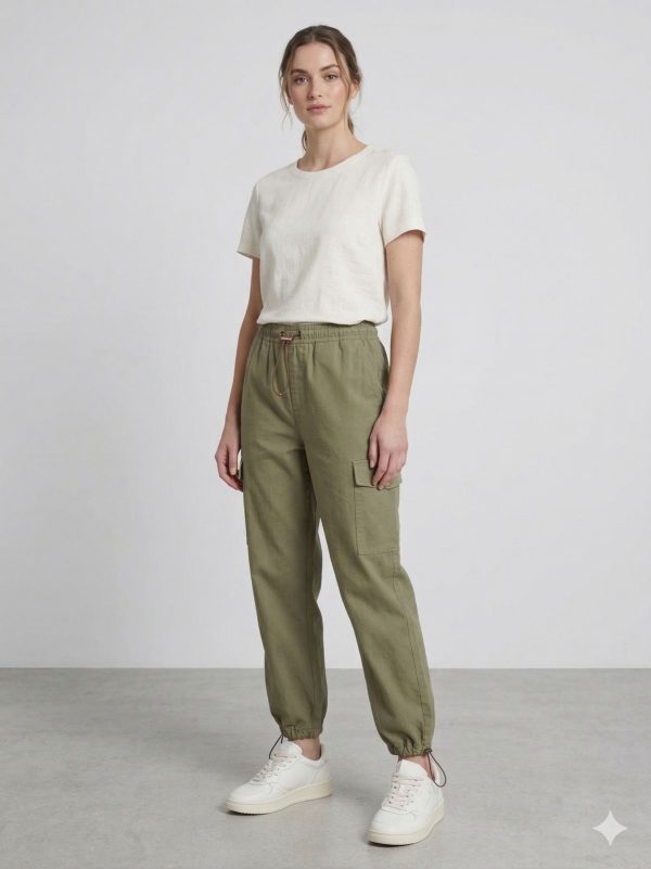 MEZZURA Kargo Cepli Paçası Lastikli Pantolon 2004