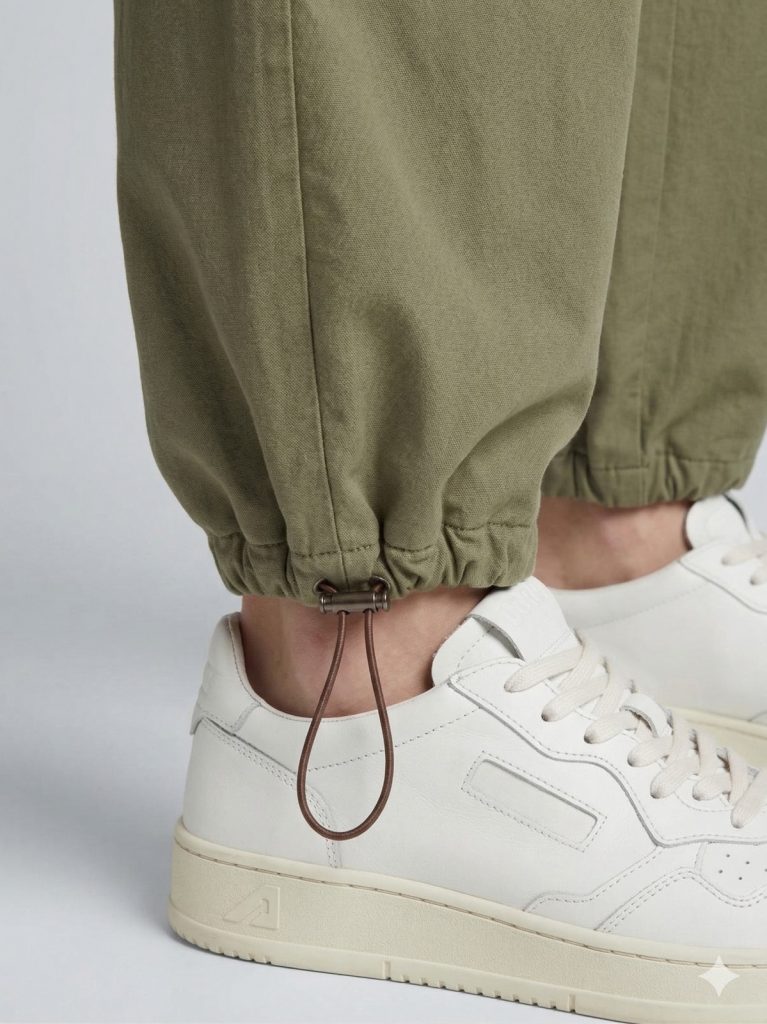 MEZZURA Kargo Cepli Paçası Lastikli Pantolon 2004 - HAKİ