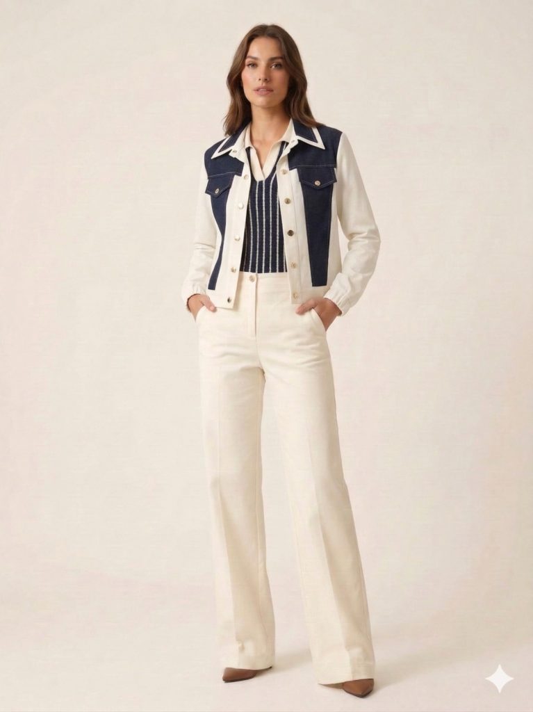 NAAR Bilek Büzgülü Cep Detaylı Ceket 32622 - EKRU