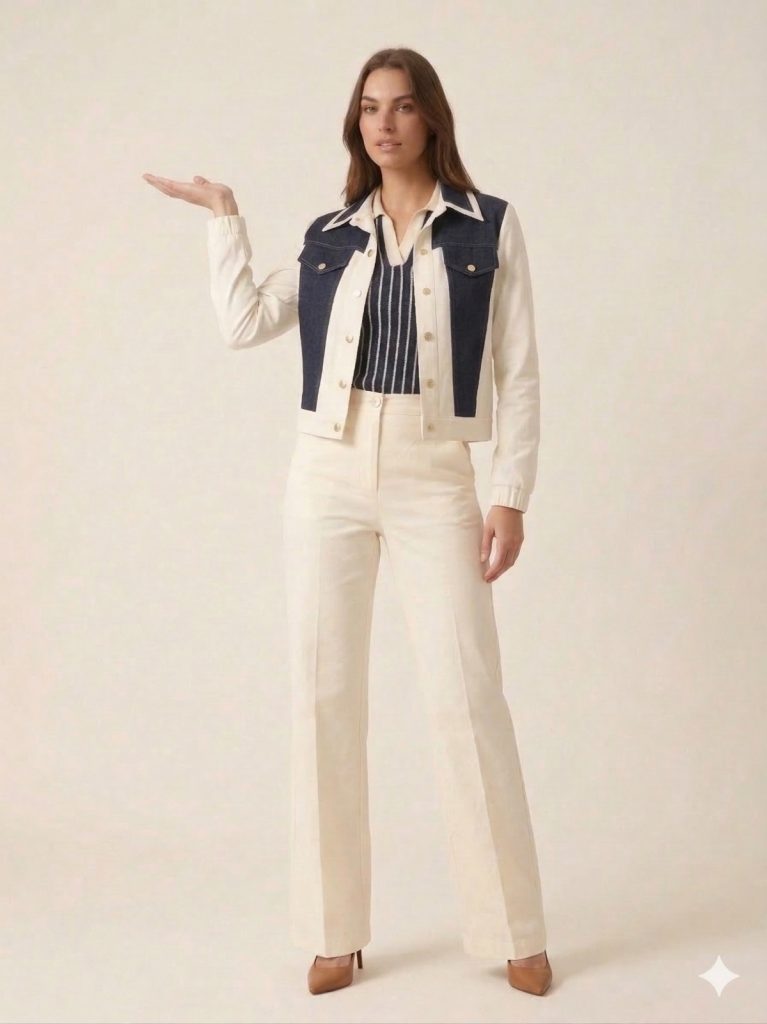 NAAR Bilek Büzgülü Cep Detaylı Ceket 32622 - EKRU