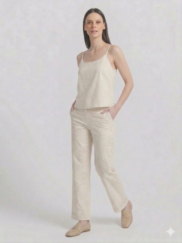 NAAR Kendinden İşlemeli Pantolon 32211