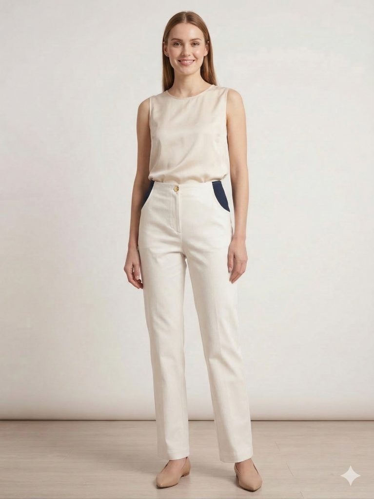 NAAR Rahat Kesim Pantolon 32229 - EKRU