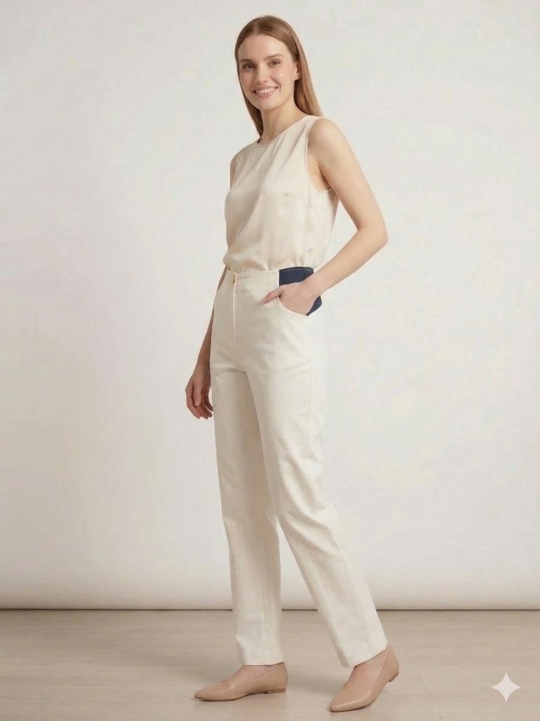 NAAR Rahat Kesim Pantolon 32229 - EKRU