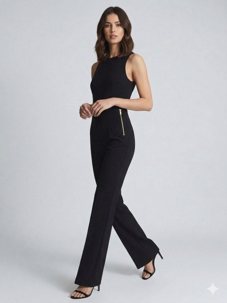 NAAR Fermuar Detaylı Pantolon 32236 - Siyah