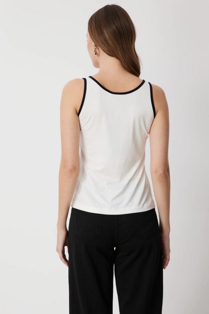 ON TRİKO Fermuar Detaylı Bluz  71417 - EKRU