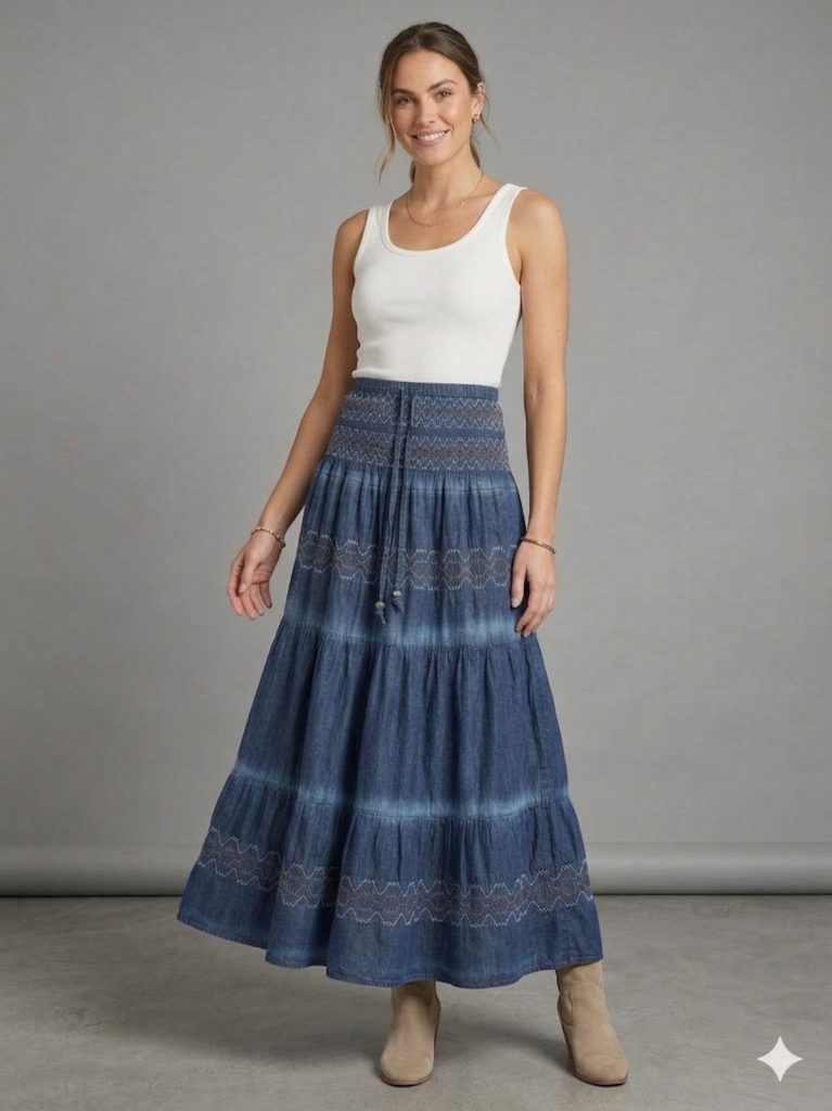 ON TRİKO Büzgülü Çizgi Detaylı Elbise  70214