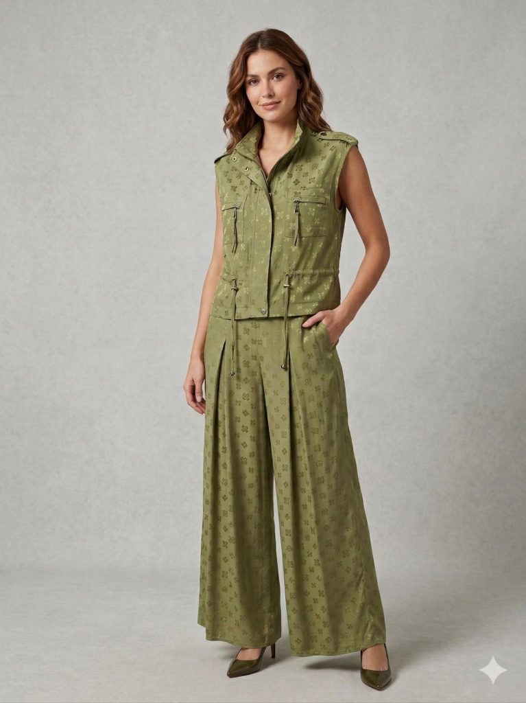 ON TRİKO Rahat Kesim Pantolon 76927 - oliv