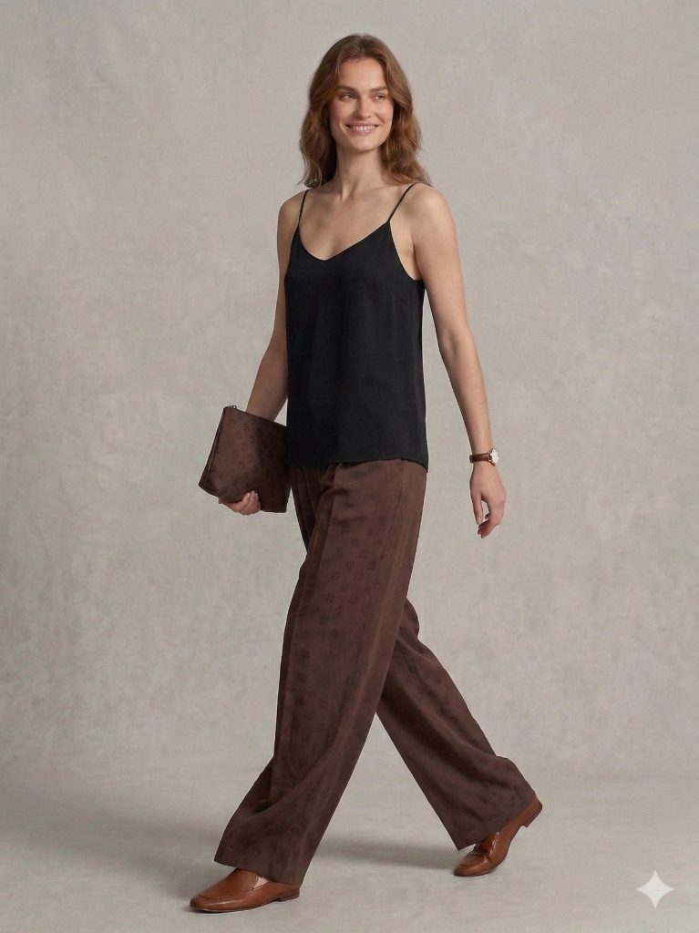 ON TRİKO Rahat Kesim Pantolon 76927 - kahve