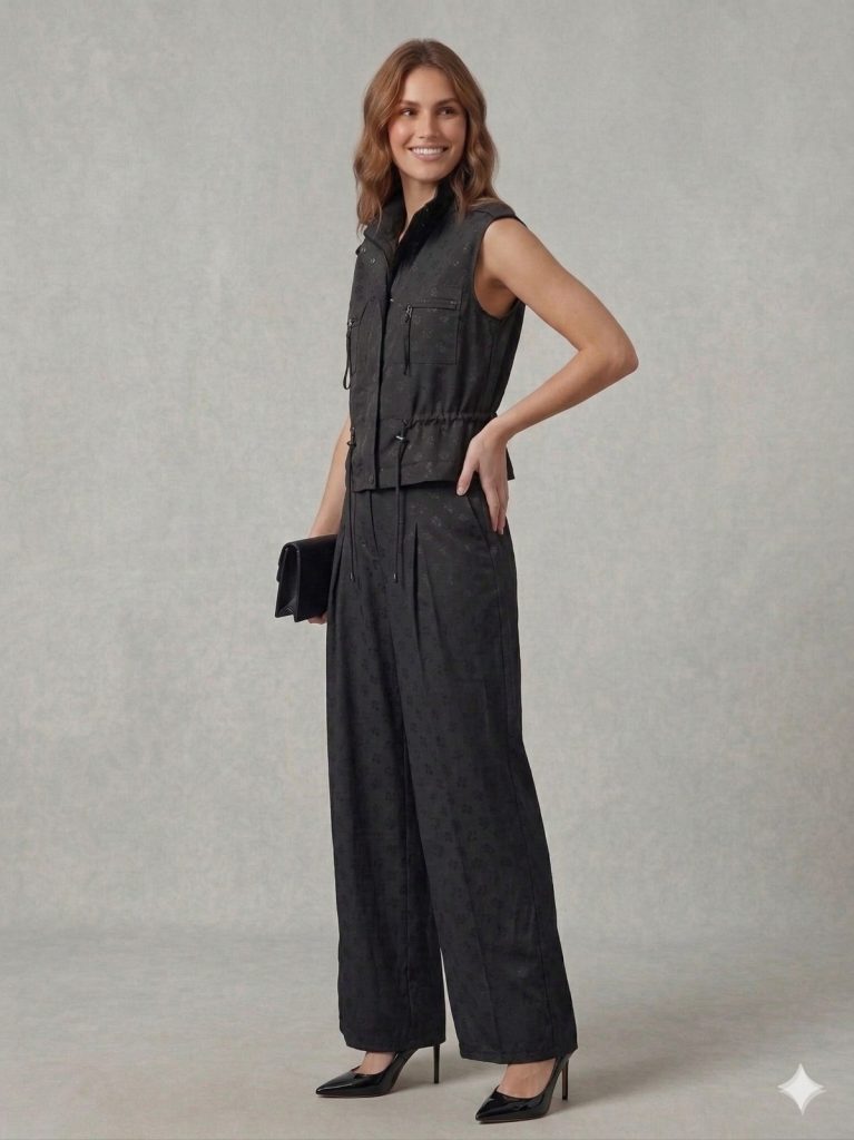 ON TRİKO Cep Detaylı Yelek 76926 - Siyah