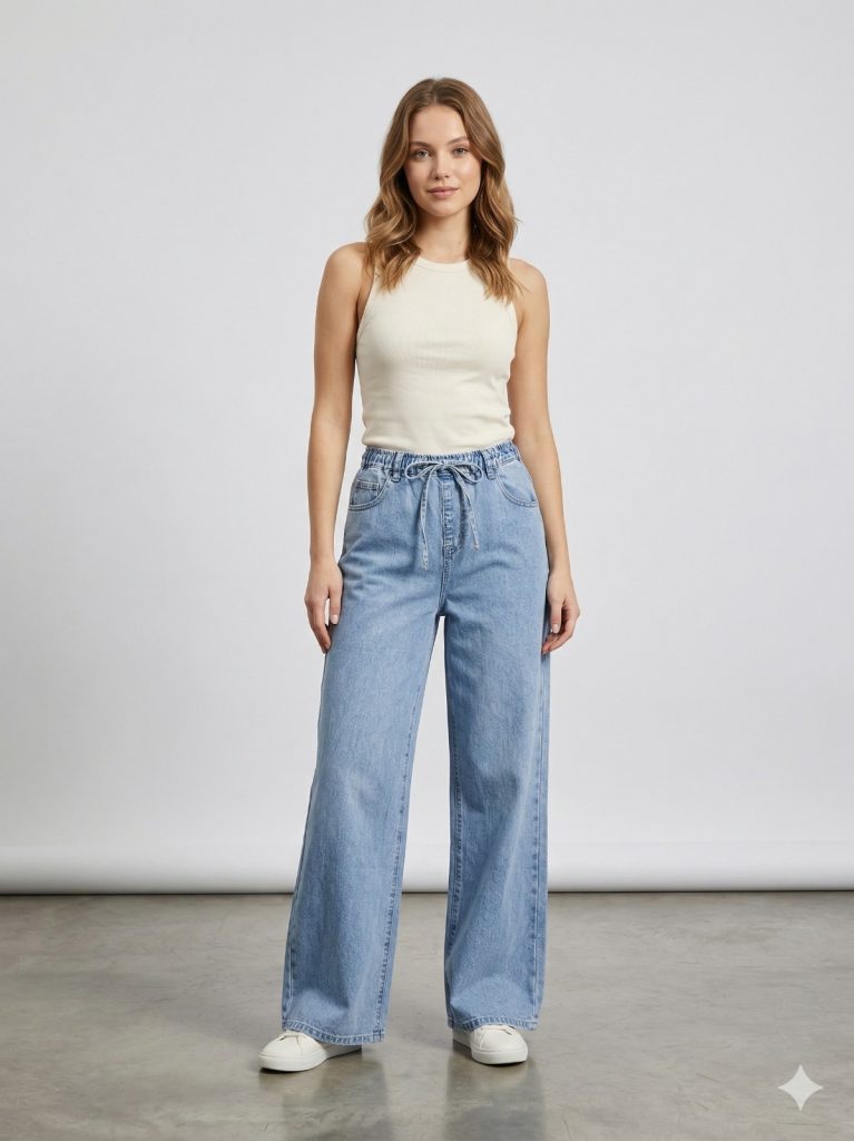 ONİX Rahat Kesim Pantolon 2712 - MAVİ