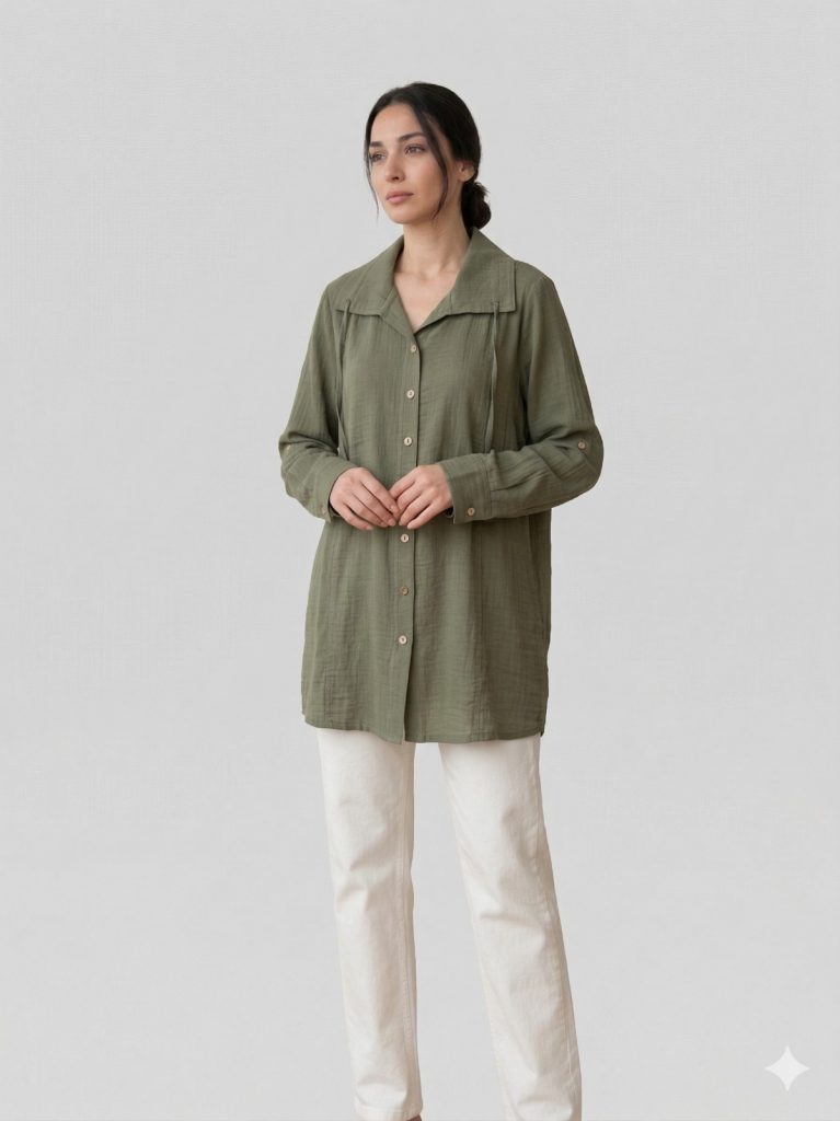 TOLGA SARAÇOĞLU Rahat Kesim Tunik 50183