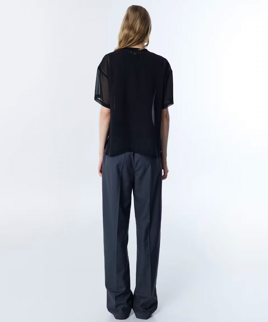 TWIST Sloganlı Çift Parça Bluz TS1260006082