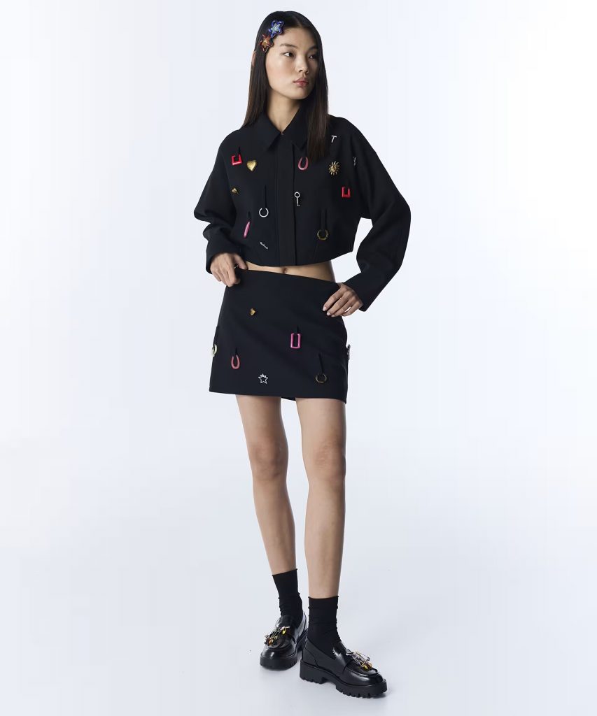 TWIST Karma Aksesuarlı Etek TS1260004060 - Siyah