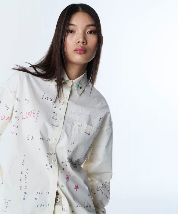 TWIST Karma Metal Aksesuarlı Gömlek TS1260025132