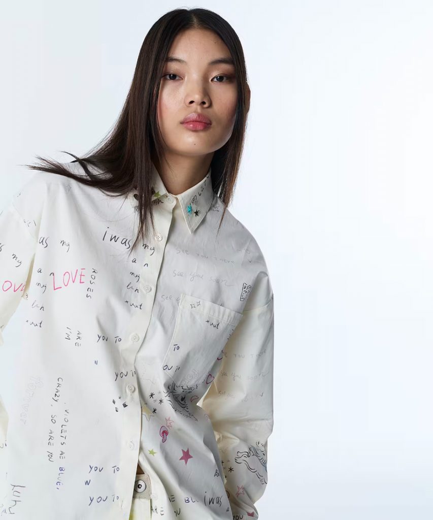 TWIST Karma Metal Aksesuarlı Gömlek TS1260025132 - KREM