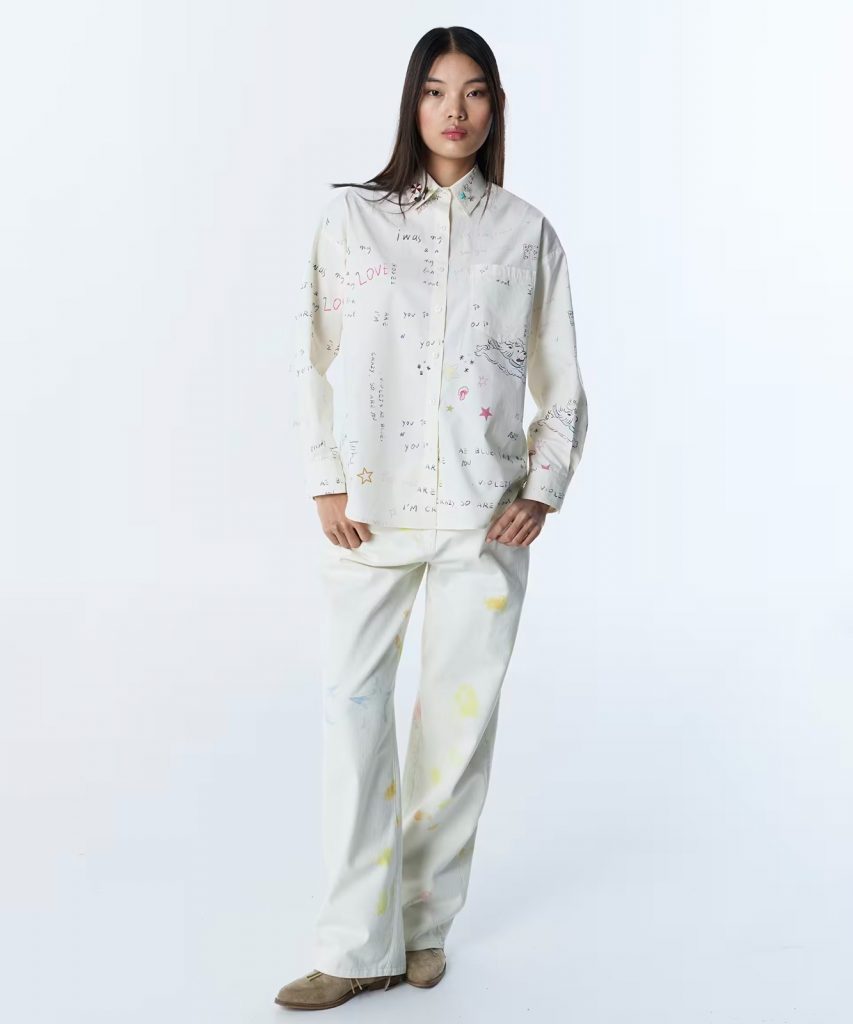 TWIST Karma Metal Aksesuarlı Gömlek TS1260025132 - KREM