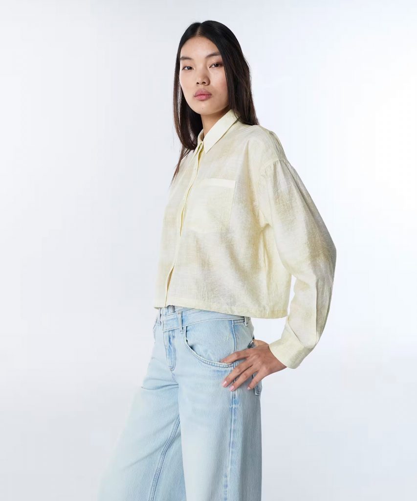 TWIST Batik Desen Gömlek  TS1260025142 - SARI