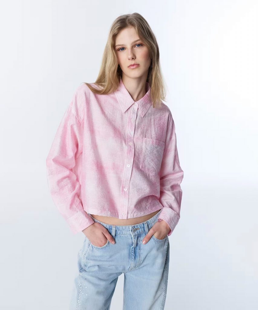 TWIST Batik Desen Gömlek  TS1260025142 - pembe