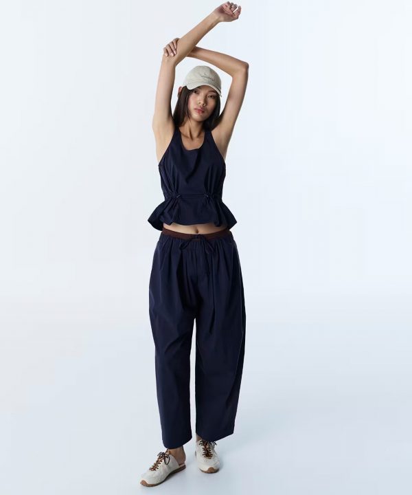 TWIST Çift Kat Bel Baggy Pantolon TS1260003121