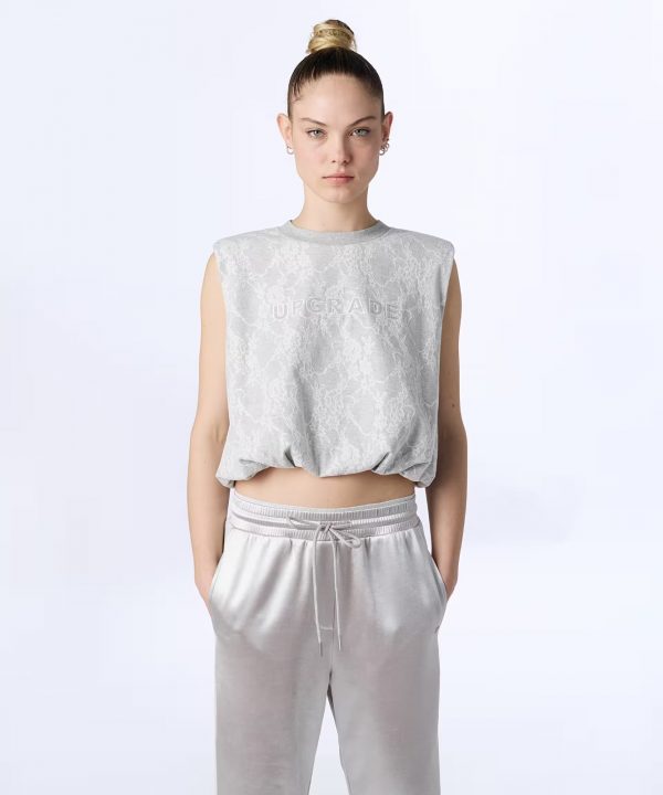 TWIST Nakışlı Dantel Mix  T-shirt TS1260070082