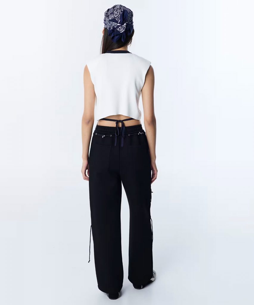 TWIST Slogan Baskılı Vatkalı Triko Bluz TS1260050060 - EKRU