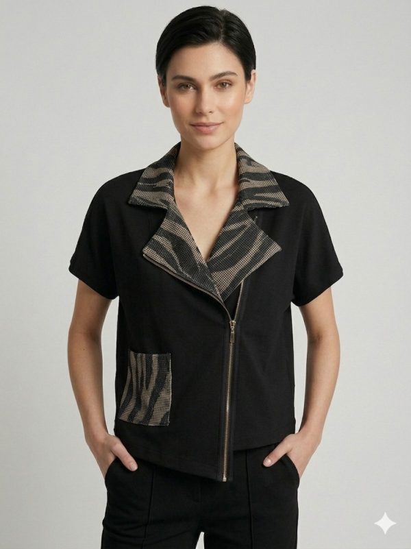 YSATİS Cep Ve Fermuar Detaylı Yelek  1200105