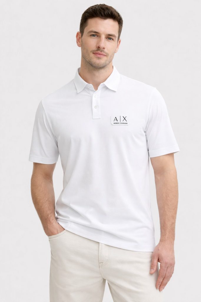 ARMANİ Erkek Polo Tişört XM002232AF10364 - Beyaz