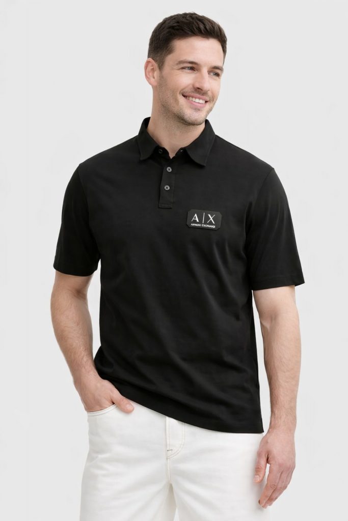 ARMANİ Erkek Polo Tişört XM002232AF10364 - Siyah