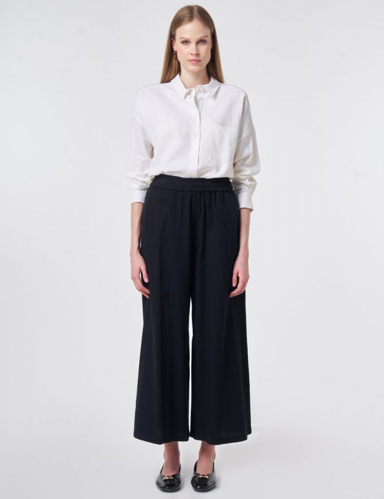 KAYRA Elastik Bel Pantolon 19092 - Siyah