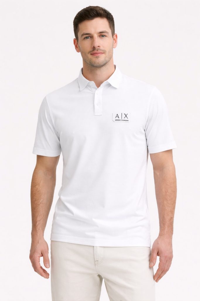 ARMANİ Erkek Polo Tişört XM002232AF10364 - Beyaz