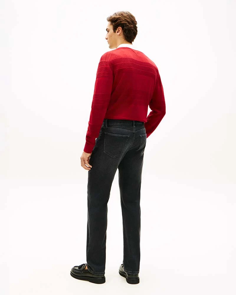 TOMMY HILFIGER Hilfiger Slim Straight Denton Jeans MW0MW42321183 - ANTRASİT