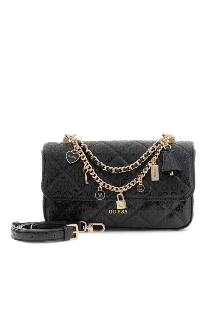 GUESS Libby Crossbody Çanta HWGG9912200 - Siyah