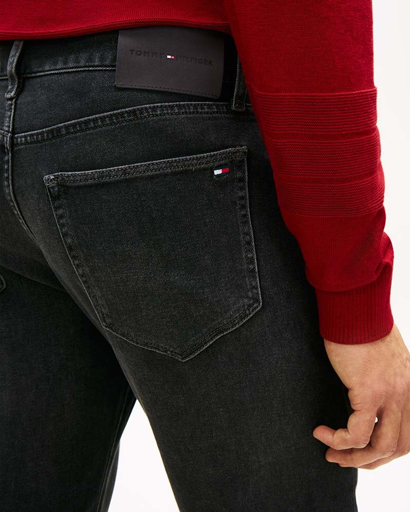 TOMMY HILFIGER Hilfiger Slim Straight Denton Jeans MW0MW42321183 - ANTRASİT