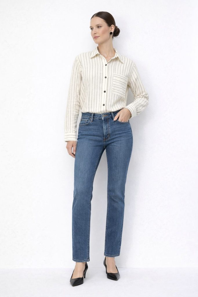 MAVİ GÖMLEK M1211468-84004 - KREM