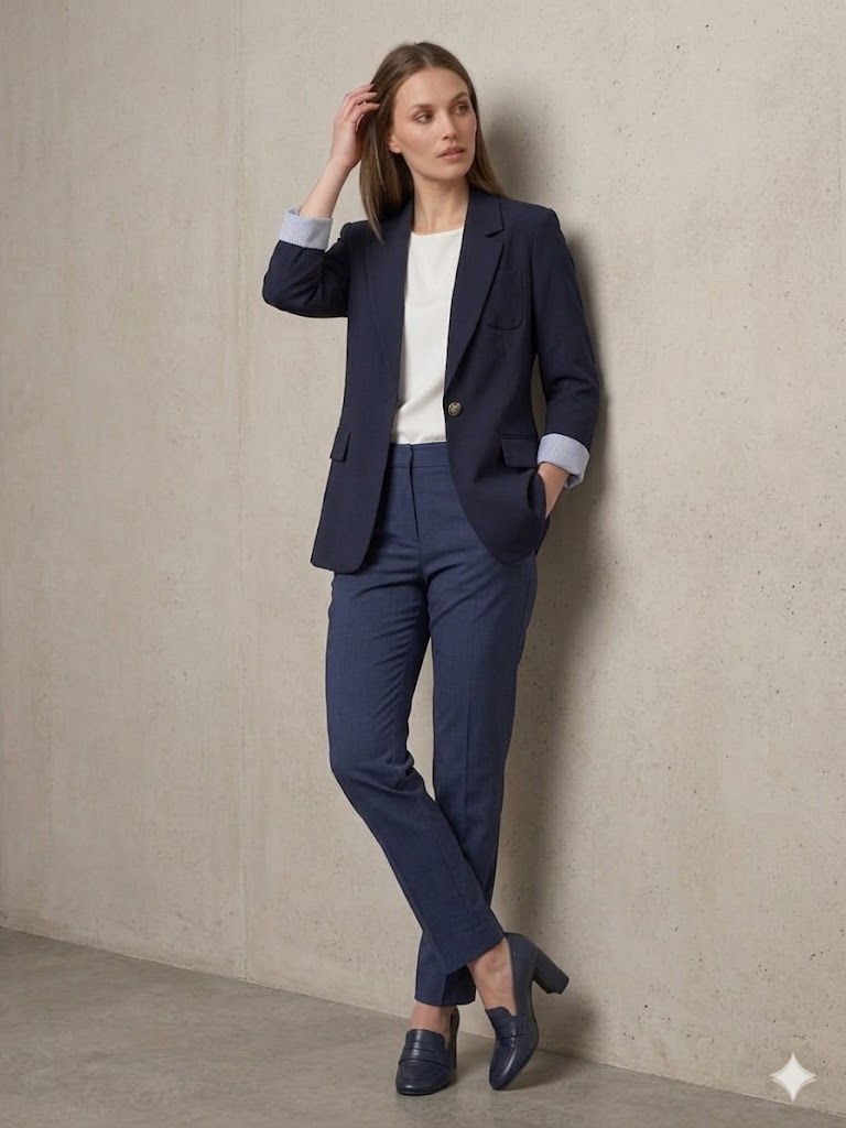 DOSSO DOSSİ Blazer Ceket 7151 - Lacivert