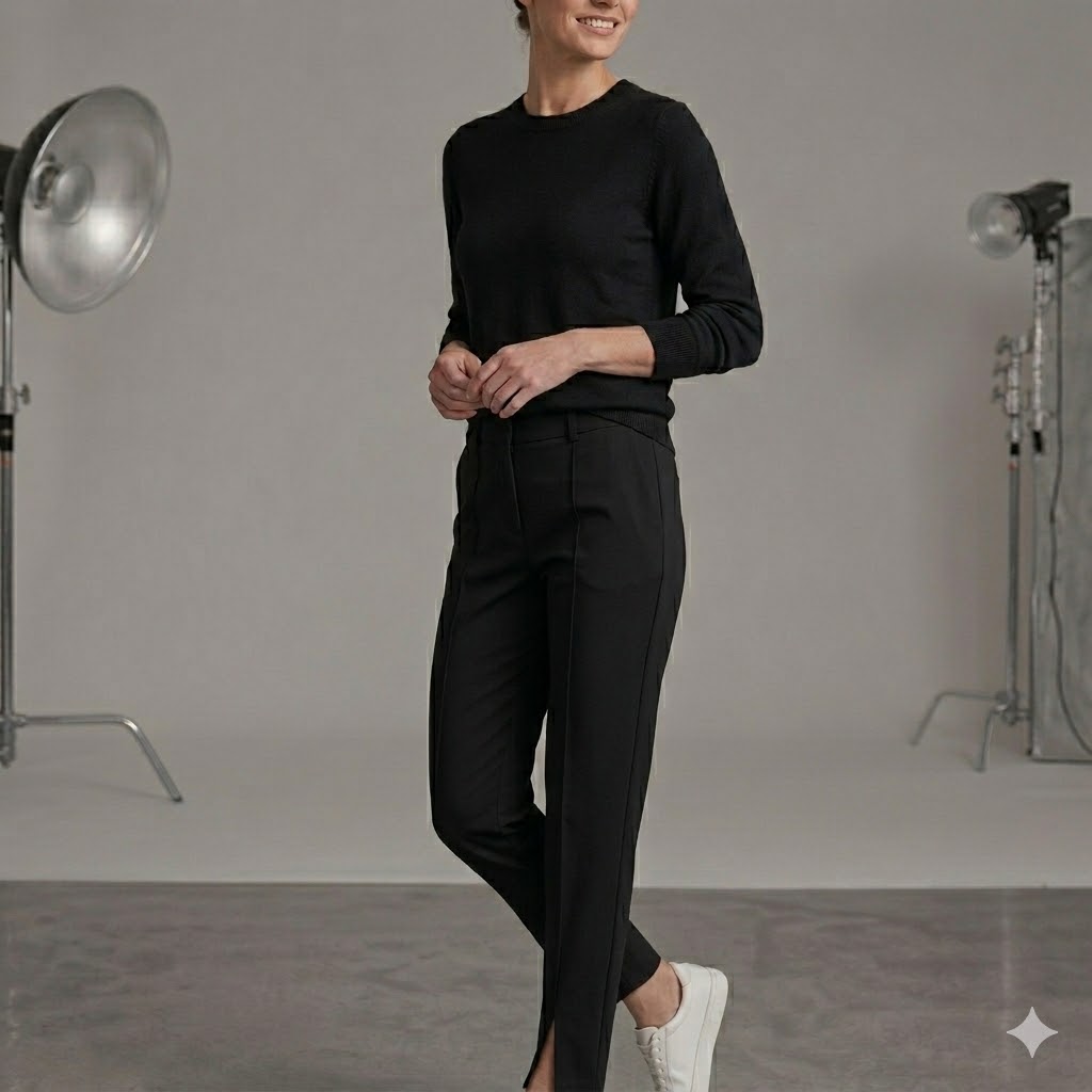 EKOL Beli Lastikli Pantolon 4110 - Siyah