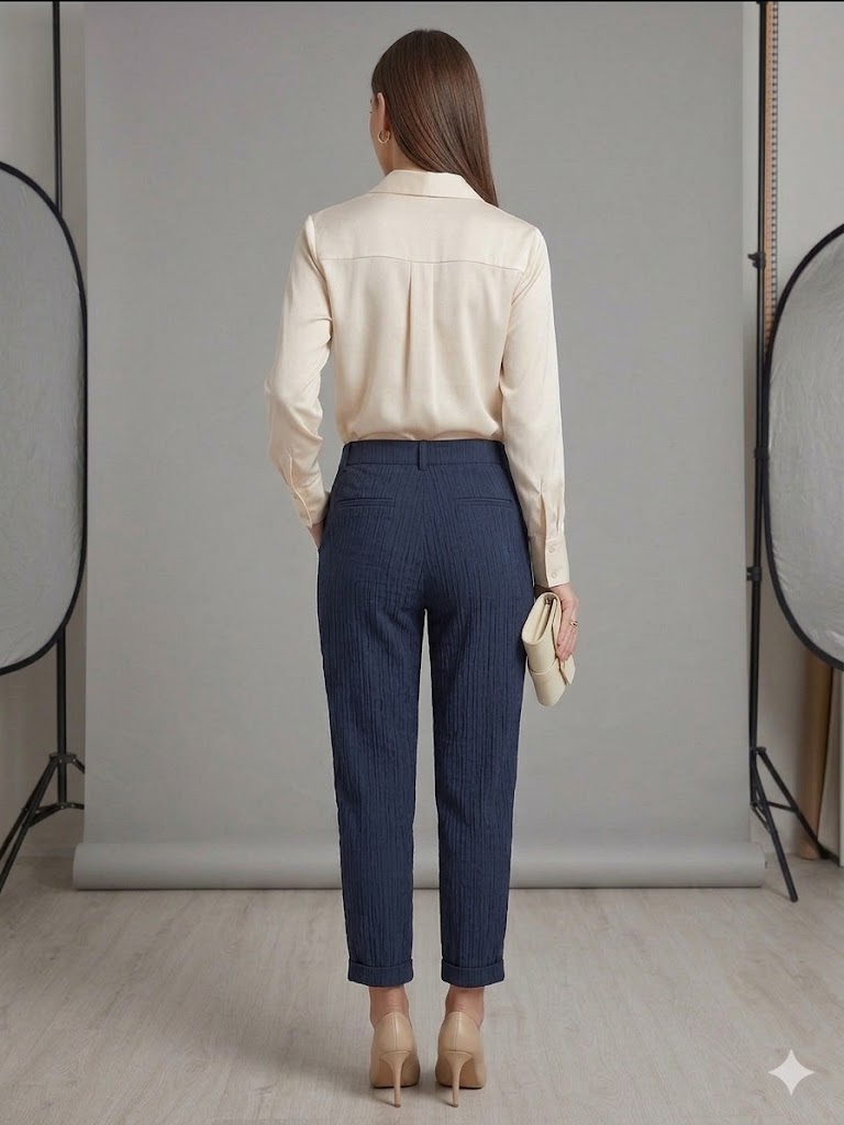 SEDNA Rahat Kesim Pantolon 7216 - Lacivert