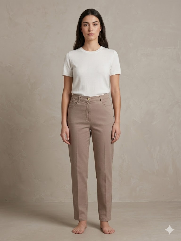 TOLGA SARAÇOĞLU Düz Kesim Pantolon  30215 - BEJ